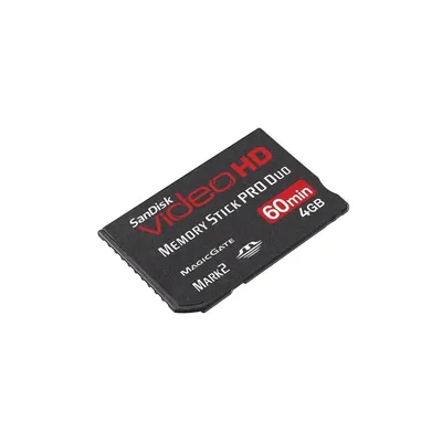 SanDisk Ultra II MemoryStick Pro Duo Video HD 4096MB 5 év garancia SDMSPDHV-004G-E16 fotó