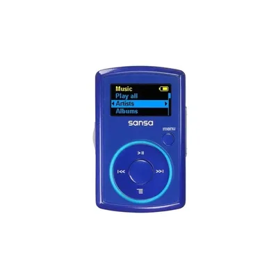 SanDisk MP3 Player Sansa Clip w FM Radio 2048MB Blue 2 év garancia SDMX11R-2048B-E70 fotó