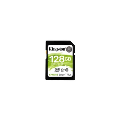 Memória-kártya 128GB SD Kingston Canvas Select Plus (SDXC Class 10 UHS-I U3) SDS2_128GB fotó