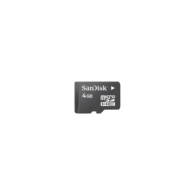 SanDisk microSDHC 4GB Card Only 5 év garancia SDSDQ-004G-E12M fotó