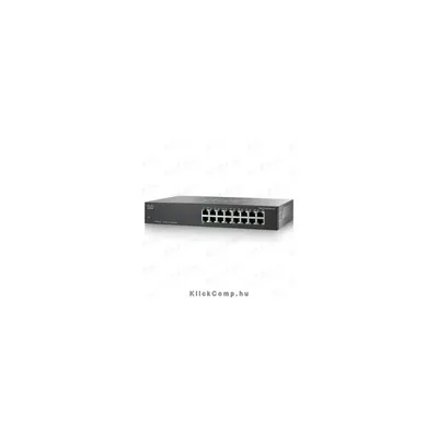 Cisco SF100-16 16port 10 100Mbps LAN nem menedzselhető asztali Switch SF100-16-EU fotó