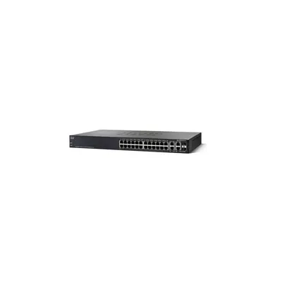 Cisco 24port LAN 10 100Mbps POE+ 2 Gig Uplinks SF300-24PP-K9-EU fotó