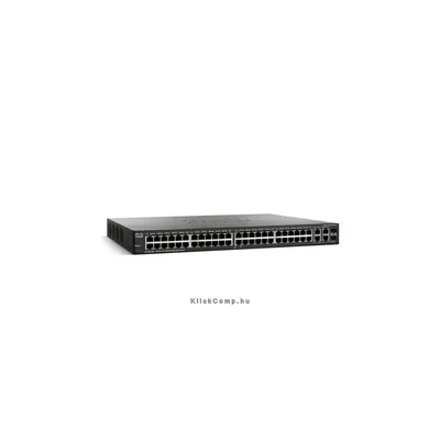 Cisco SF300-48PP 48 LAN 10/100Mbps, 2 miniGBIC, 2 RJ45 menedzselhető PoE+ rack switch SF300-48PP-K9-EU fotó