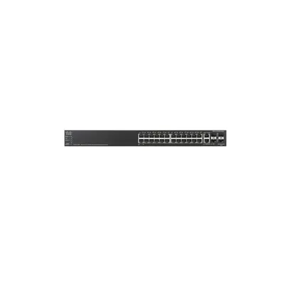 Cisco SFE500 24 LAN 10/100Mbps, menedzselhető rack switch SF500-24-K9-G5 fotó