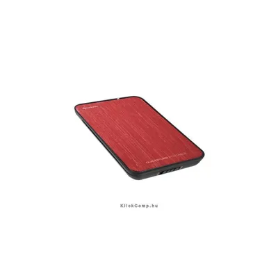 Külső HDD Ház 2.5&#34; QuickStore Portable vörös; max 9,5mm SHARK-4044951009930 fotó