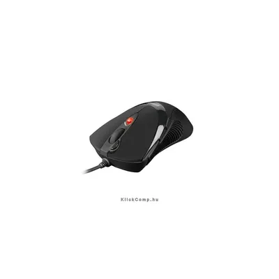 Egér Gamer FireGlider Black Lézer érzékelő; 600-3600DPI; súlyozható max19,5g; Saját memória; fekete SHARK-4044951010042 fotó