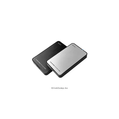 Külső HDD Ház 2.5&#34; QuickStore Portable Pro U3 fekete; 9,5-12,5mm 2,5&#34; Sata HDD USB3.0 csatl.; szálcsisz. SHARK-4044951011261 fotó