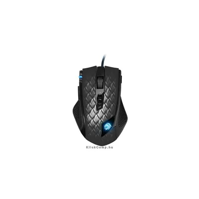 Gamer egér USB Sharkoon Drakonia Black Avago9800 pikkely mintás SHARK-4044951013579 fotó