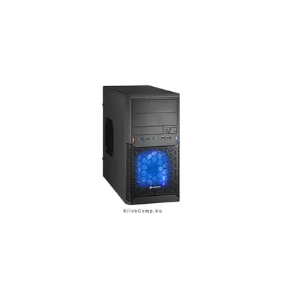 Számítógépház MA-M1000 fekete; fekete belső; mATX; 2xUSB3.0; 2xUSB2.0; I/O SHARK-4044951013906 fotó