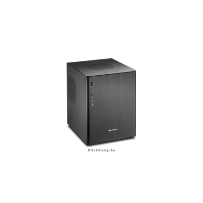 Számítógépház CA-M fekete; fekete belső; mATX; mITX; 2xUSB3.0; 2xUSB2.0; I O; aluminium; szálcsiszolt SHARK-4044951016112 fotó