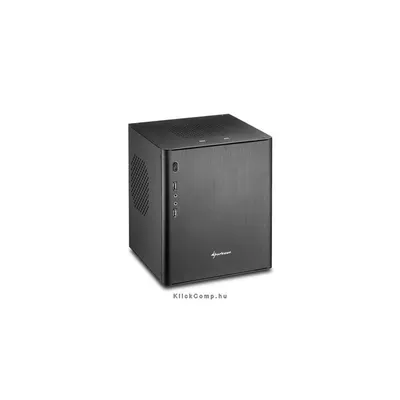 Számítógépház CA-I fekete; fekete belső; mITX; 2xUSB3.0; 2xU