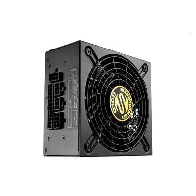500W Tápegység 12cm Aktív PFC SFX méret ATX keret Moduláris Sharkoon SilentStorm SFX Gold SHARK-4044951016419 fotó