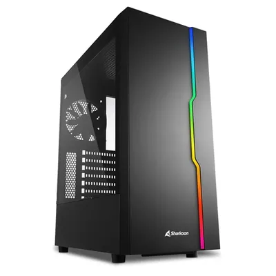 Számítógépház ATX ház Sharkoon RGB Slider FullTower SHARK-4044951029846 fotó