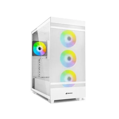 Számítógépház ATX ház Sharkoon Rebel C50 RGB WHITE MidTower SHARK-4044951038251 fotó