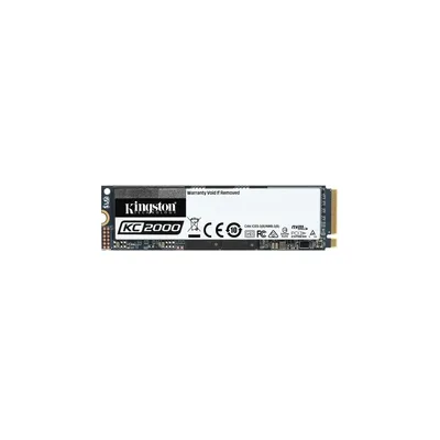 1TB SSD M.2 NVMe 2280 Kingston KC2000 SKC2000M8 1000G SKC2000M8_1000G fotó