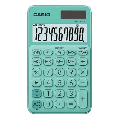 Zsebszámológép Casio SL 310 zöld SL-310-UC-GN fotó