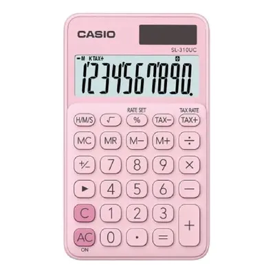 Zsebszámológép Casio SL 310K rózsaszín SL-310-UC-PK fotó