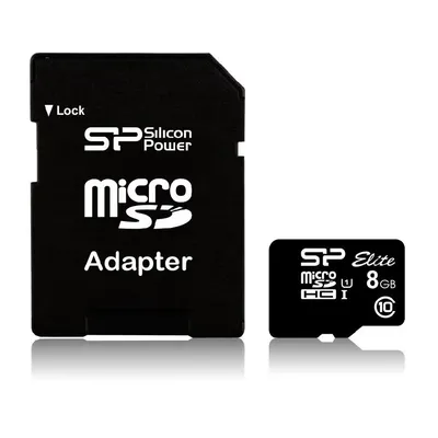 8GB Memória-kártya micro SDHC Class10 adapterrel - Már nem