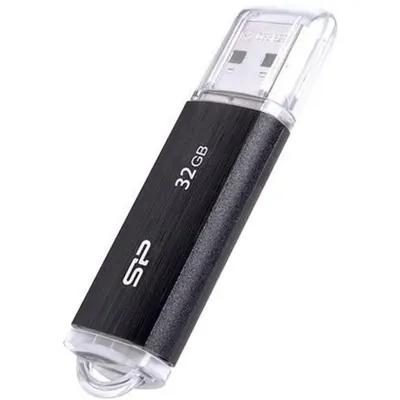 32GB Pendrive USB2.0 fekete Silicon Power Ultima U02 SP032GBUF2U02V1K fotó