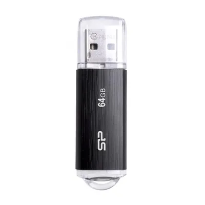 64GB Pendrive USB2.0 fekete Silicon Power Ultima U02 SP064GBUF2U02V1K fotó