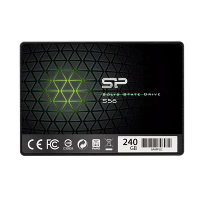 240GB SSD SATA3 Silicon Power Slim S56 SP240GBSS3S56B25 fotó