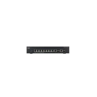 Cisco SF302-08 8 LAN 10/100Mbps, 1 miniGBIC menedzselhető rack switch SRW208G-K9-G5 fotó