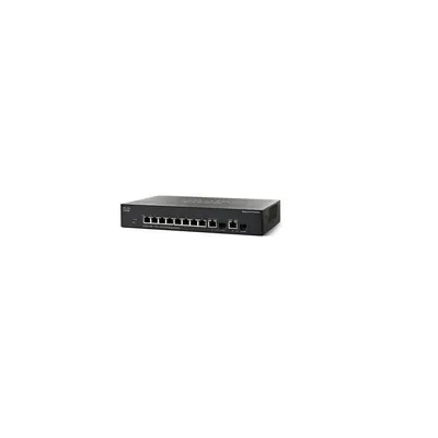 Cisco SF 302-08MP 8-port 10 100 Max PoE Managed Switch w Gig Links SRW208MP-K9-EU fotó