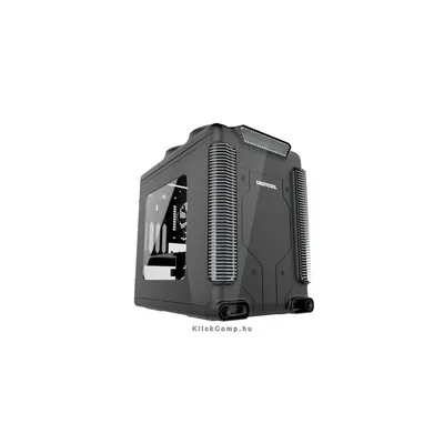 Számítógépház MicroATX 2xUSB3.0 2xUSB2.0 DEEPCOOL STEAM CASTLE fekete fekete belső 1x20cm és 1x12cm ventilátor STEAM-CASTLE fotó