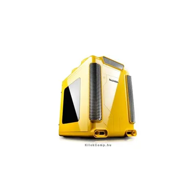 Számítógépház mATX 2xUSB3.0 2xUSB2.0 DEEPCOOL STEAM CASTLE YELLOW sárga fekete belső 1x20cm és 1x12cm STEAM-CASTLE-YELLOW fotó