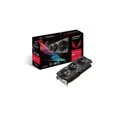 VGA RXVEGA64 ASUS videokártya AMD ROG STRIX RXVEGA64-O8G GAMING STRIXRXVEGA64O8GG fotó