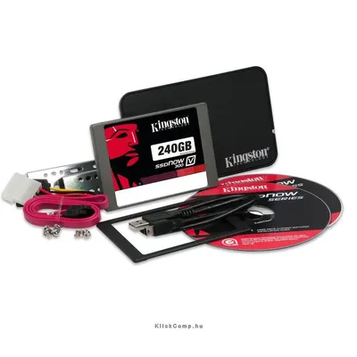 240GB SSD SATA3 2,5" 7mm KINGSTON SV300S3B7A 240G Upgrade Kit SV300S3B7A_240G fotó