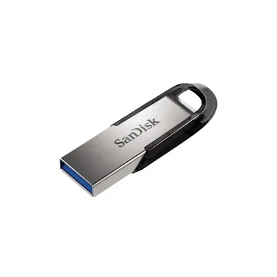 32GB USB3.0 Cruzer Ultra Flair Flash Drive Fekete-ezüst Sandisk Sandisk-139788 fotó