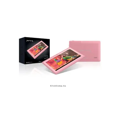 YARVIK 7" Tablet 1024*600pix, 4.1.1 JB, Cortex A5 1,0GHZ, 4GB, 512MB, HDMI, Wifi N, 2500Mah, FrontCam, Pink TAB07-212 fotó