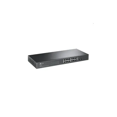 18 Port Switch 10/100 Mbps + 2 db gigabit port TP-LINK TL-SG2218 JetStream 16 portos smart switch TL-SG2218 fotó