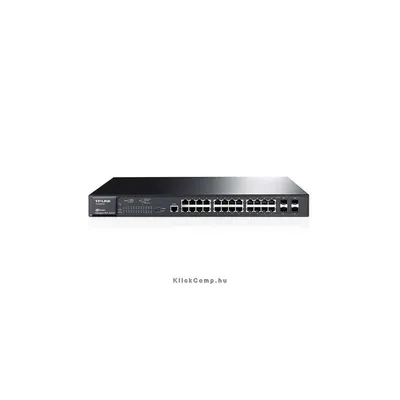 16 port Switch LAN 10 100 1000Mbps, 4 combo 1000Mbps menedzselhető PoE switch TL-SG3424P fotó