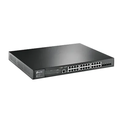 28 Port Switch 10/100/1000Mbps TP-LINK TL-SG3428MP JetStream 28-Port Gigabit L2 Managed Switch with 24-Port PoE TL-SG3428MP fotó