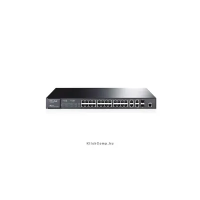 24 LAN 10 100Mbps, 4 1000Mbps menedzselhető rack switch TL-SL5428E fotó