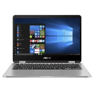 ASUS laptop 14&#34; HD Touch N3350 4GB 64GB EMMC Acélszürke Win10 TP401NA-BZ032T fotó