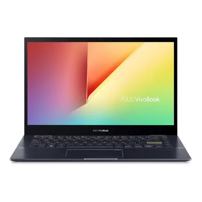 Asus VivoBook laptop 14&#34; FHD i5-1135G7 16GB 512GB IrisXe W11 fekete Asus VivoBook Flip 14 TP470EA-EC462W fotó