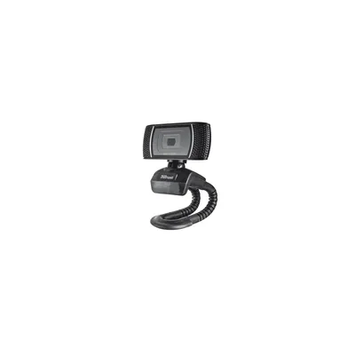 Web Camera Trust HD Trino USB 1280x720 video 8MP kép mikrofon fekete - Már nem forgalmazott termék TRU18679 fotó