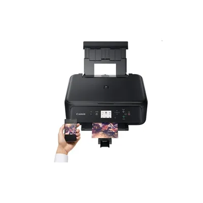 Multifunkciós nyomtató tintasugaras A4 színes Canon PIXMA TS5150 otthoni 3in1 MFP duplex WIFI fekete TS5150 fotó