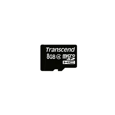 Transcend Memory card micro SDHC 8GB class4+adapter(élettartam gar) - Már nem forgalmazott termék TS8GUSDHC4 fotó