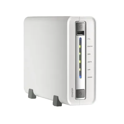 NAS, 1 HDD hely, Olvasás: 106MB s, Írás: 46MB s, SATA, 1x RJ-45, 3xUSB, 1x eSata, DLNA TS-112 fotó