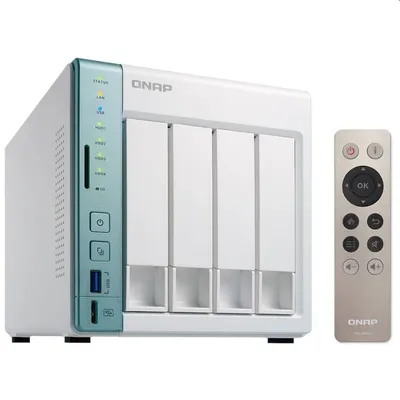 NAS 4 HDD hely SATA 2x RJ-45 3x USB3.0, HDMI QNAP TS-451A-4G TS-451A-4G fotó