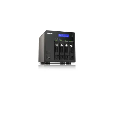 TS-469 PRO NAS, 4 HDD hely, Olv.: 221MB s, Írás: 212MB s, SATA, 2x RJ-45, 5xUSB, 2xUSB3.0, 2x eSata, DLNA, HDMI TS-469-PRO fotó