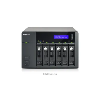 NAS, 6 HDD hely, CPU: Dual Core 2,6GHz, RAM: 2GB, SATA, 2xRJ-45, 3x USB2.0, 2xUSB3.0, 2x eSata,1x HDMI TS-670 fotó
