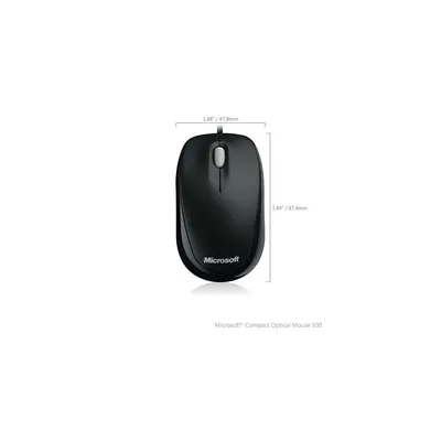 Microsoft Compact Optical Mouse USB Fekete