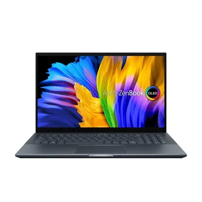 Asus ZenBook laptop 15,6&#34; FHD R9-5900HX 16GB1TB RTX3050Ti DOS szürke Asus ZenBook Pro 15 UM535QE-KY156 fotó