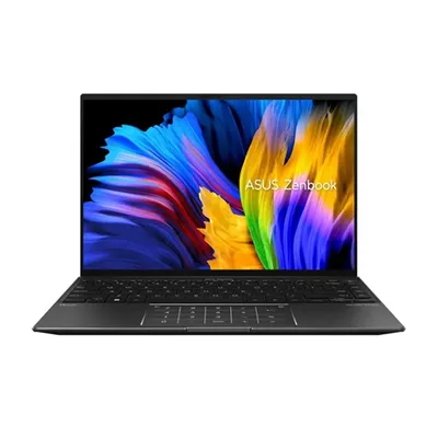 Asus ZenBook laptop 14&#34; WQ+ R9-5900HX 16GB 1TB Radeon W11 fekete Asus ZenBook 14X UM5401QA-KN188X fotó