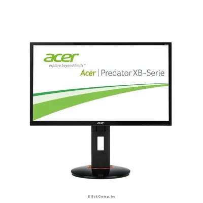 Monitor 24" LED Displayport 144Hz-es Acer Predator XB240HAbpr UM.FB0EE.A01 fotó
